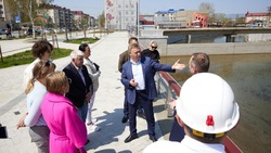 Второй этап реконструкции набережной реки Рогатки завершат ко Дню города