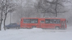 Из-за циклона на Южных Курилах приостановили движение четырех автобусных маршрутов