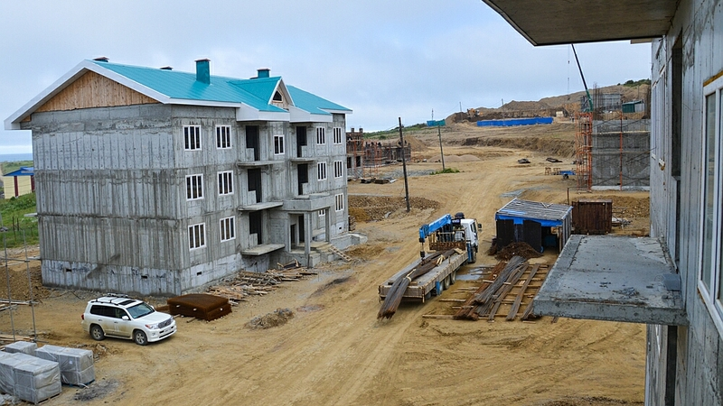 Строительство городка для работников Сахалинской ГРЭС-2 идёт с отставанием