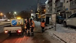 Гололед сковал Южно-Сахалинск