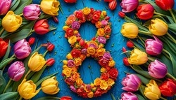 С 8 Марта 2025: оригинальные, милые и красивые картинки