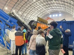 Сахалинские школьники посетили полигон «Известковый» с экскурсией 