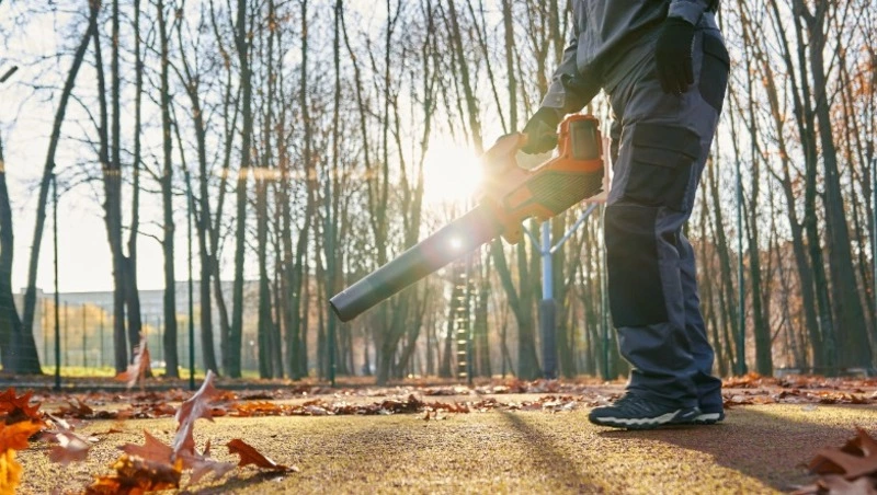 Житель Корсакова украл с площади воздуходувку дворников