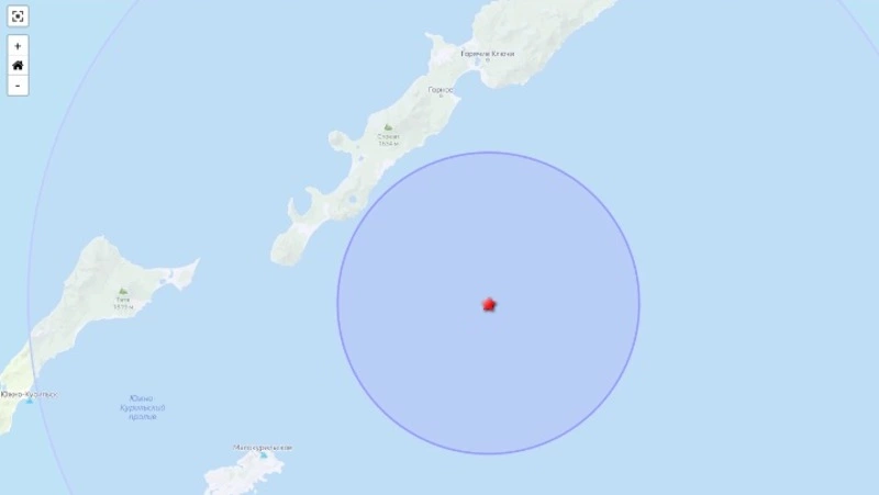 Землетрясение магнитудой 4,9 ощутили жители Южных Курил 