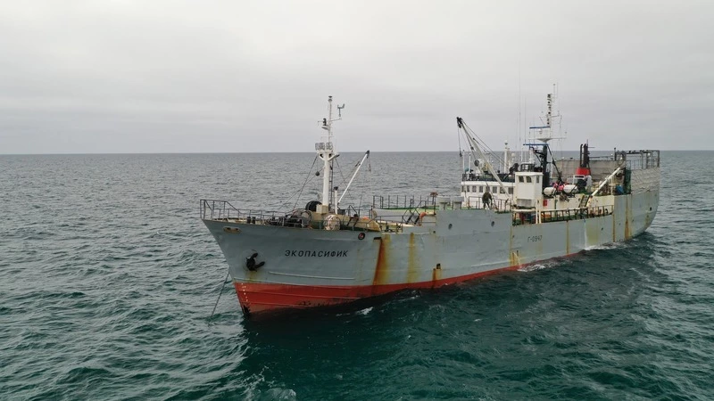 Сахалинские пограничники арестовали «Экопасифик» с живым синим крабом на борту