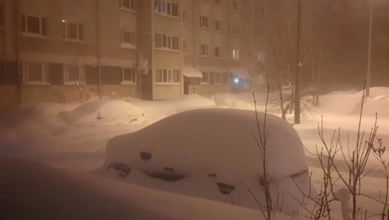Синоптики предупредили о сильном снегопаде в Южно-Сахалинске 29 января