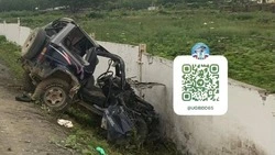 Сотрудники полиции устанавливают причины смертельного ДТП в Долинском районе