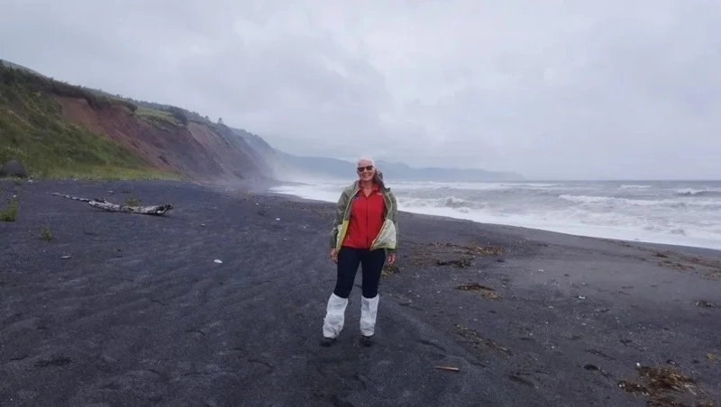 Крымчанка прошла десять дней пешком по побережью Сахалина