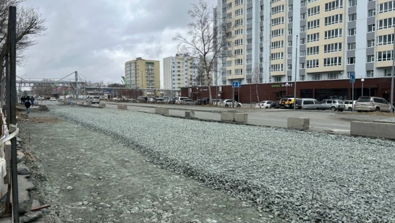 На проспекте Мира в Южно-Сахалинске готовность капремонта выросла до 23%: работы идут с опережением