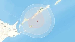 Землетрясение магнитудой 5,1 произошло у побережья Курил утром 12 февраля