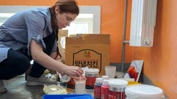 Подъезды  в Корсакове украсили изображениями природы Сахалина