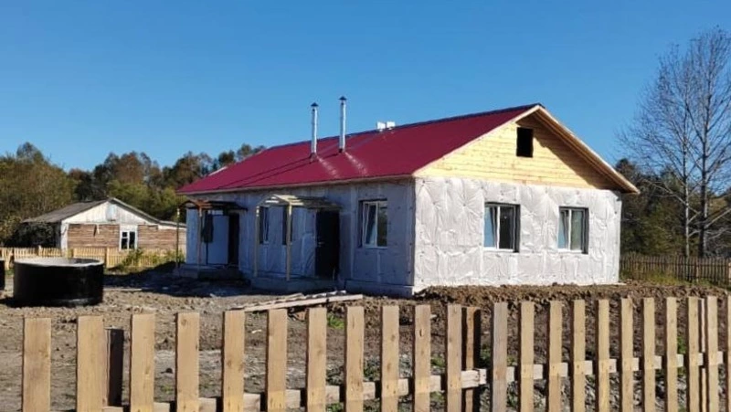 В селе Малиновка в Поронайском районе 12 семей отпразднуют новоселье осенью 2024 года