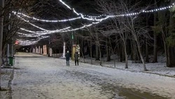 Новый бювет с минеральной водой открыли в парке Южно-Сахалинска