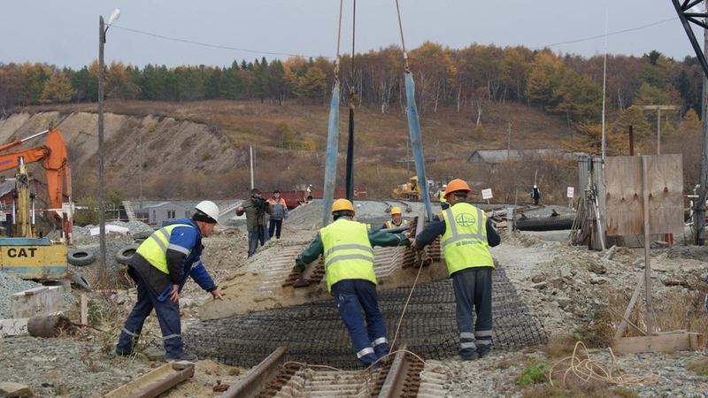 На сахалинской железной дороге заменили очередной японский мост