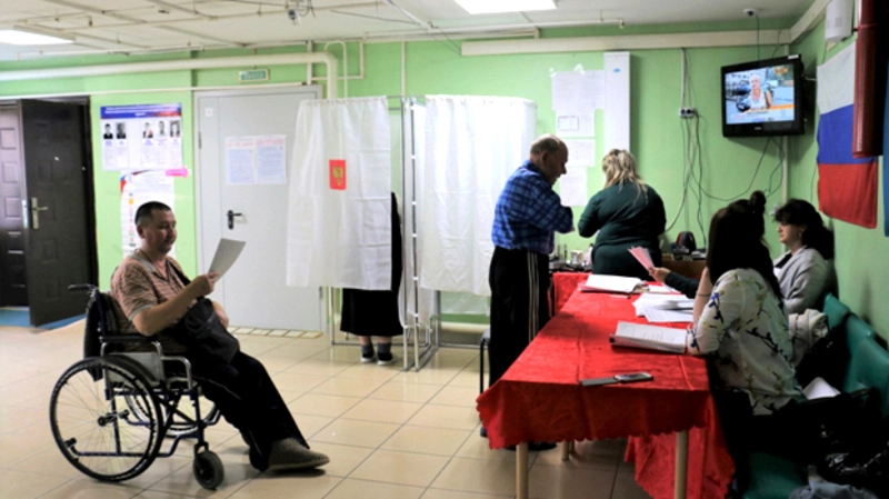 Постояльцы интерната для инвалидов Южно-Сахалинска активно голосуют