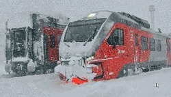 На Сахалине 14 января отменили движение трех поездов из-за циклона