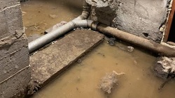 Жители многоквартирного дома в Троицком пожаловались на затопленный фекалиями подвал 