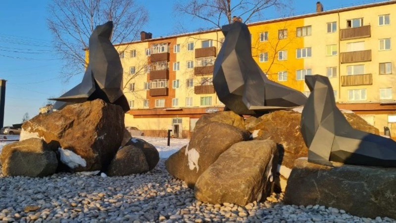 Новый сквер с морской тематикой открыли в Поронайске