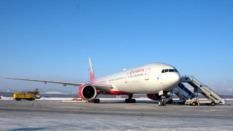 Рейс из Южно-Сахалинска вылетел в Благовещенск со второго раза из-за двигателя