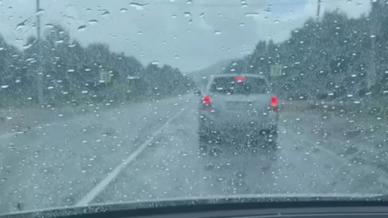 Долгожданный дождь пришел на юг Сахалина