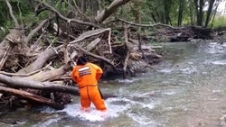 Порядка 10 км рек обследовали в Южно-Сахалинске в рамках работ по предотвращению подтоплений