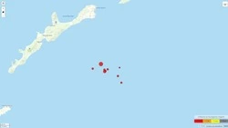 Сразу восемь землетрясений произошло на Южных Курилах вечером 28 декабря 