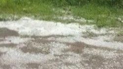 На юг Сахалина обрушился град