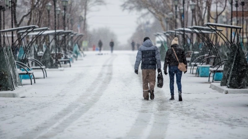 Снег с дождем ждет жителей Южно-Сахалинска 3 декабря