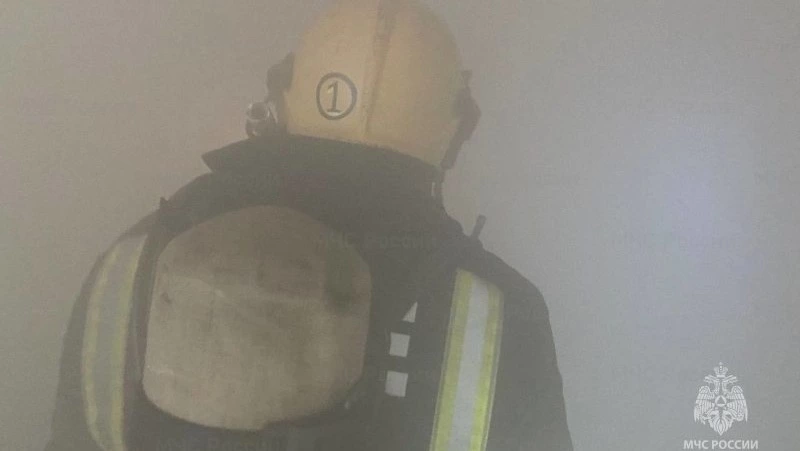 Замыкание в электрощитке вызвало пожар в кафе в Углегорске