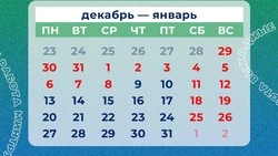 Минтруд РФ: первая рабочая неделя в 2025 году будет двухдневной