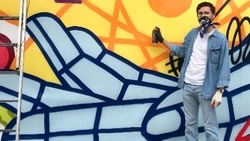 В Южно-Сахалинске появится авторский мурал столичного художника, нарисованный при помощи дрона