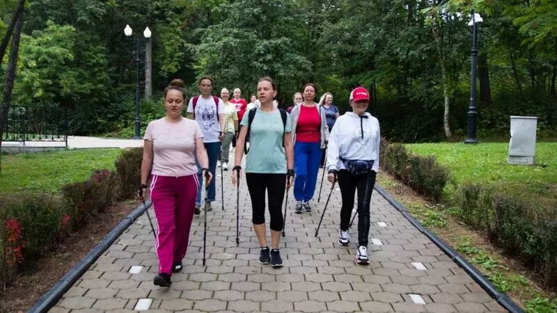 Южносахалинцев бесплатно научат северной ходьбе