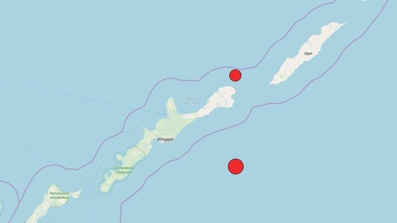 Остров итуруп на карте