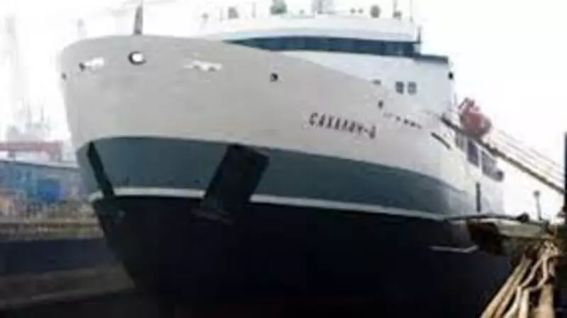 «Патриа» помогает сахалинским паромам разгружать автопробку в Ванино