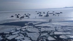 Спасатели обозначили безопасный для рыбаков участок в заливе Мордвинова