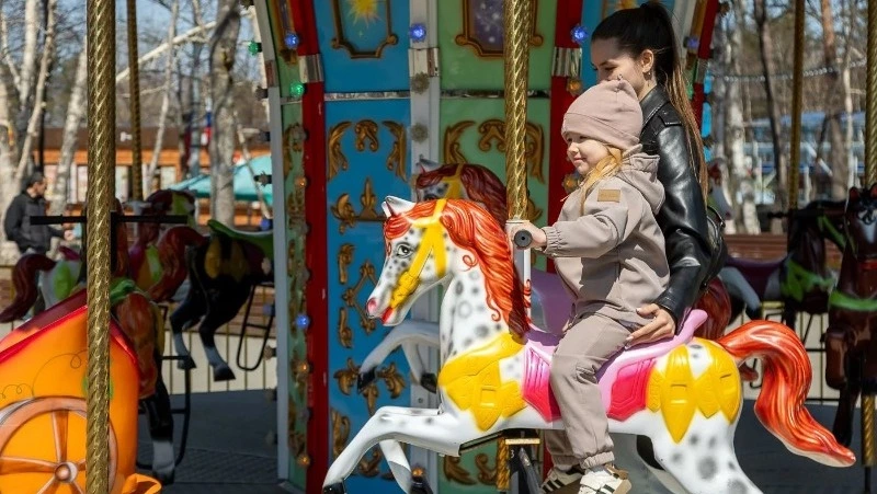 Шесть новых аттракционов поступят в парк Гагарина Южно-Сахалинска в ближайшие месяцы