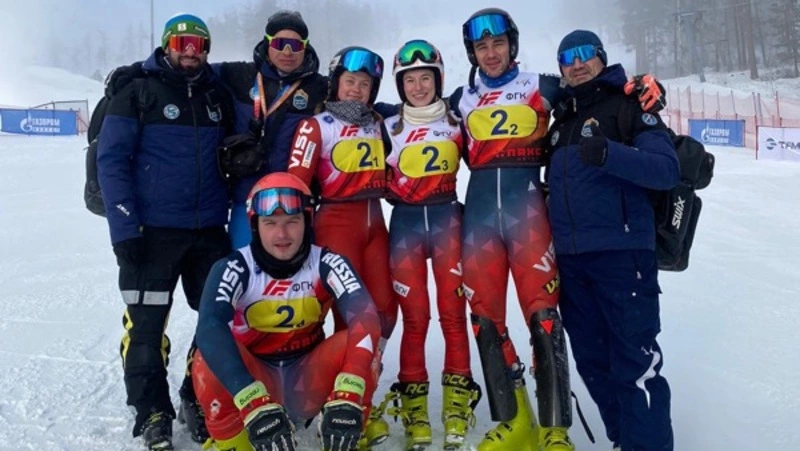 Горнолыжная сборная Сахалина взяла 2-е место в общероссийском зачете на Кубке России