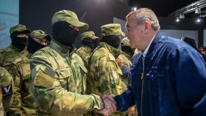 «Считаем вас героями»: Лимаренко приветствовал росгвардейцев, вернувшихся с Донбасса