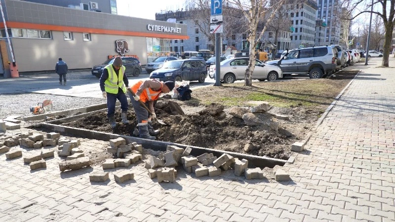 В Южно-Сахалинске ужесточили контроль за восстановлением благоустройства после раскопок