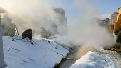 В Южно-Сахалинске жители 50 домов остались без тепла из-за аварии на теплотрассе 