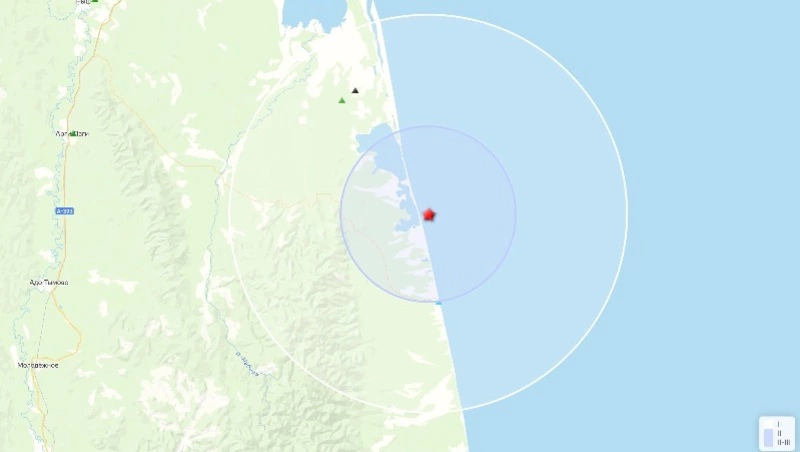 Землетрясение магнитудой 2,7 зафиксировали на северо-востоке Сахалина