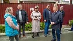 Сергей Надсадин проинспектировал ход ремонтных работ на улицах Горной и Садовой в Южно-Сахалинске