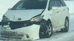 Две аварии подряд произошли на долинской трассе 