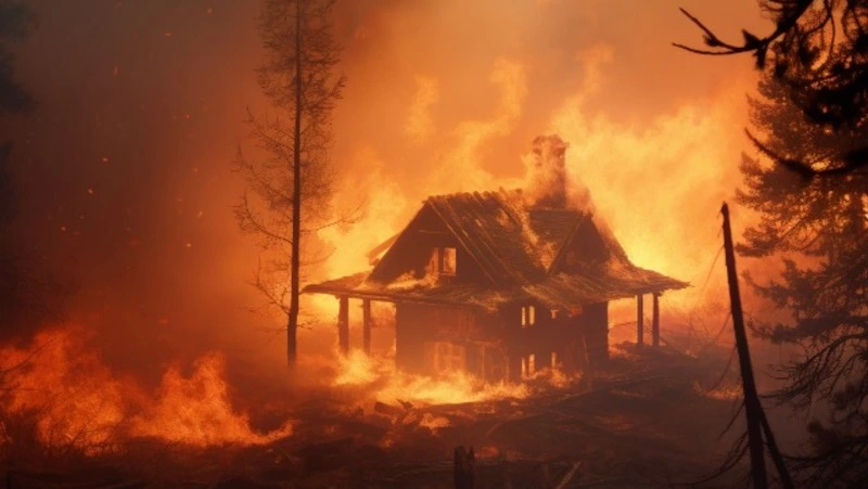 Пожарные потушили сарай в селе Тымовского района