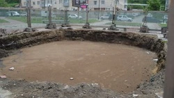 Новый фонтан украсит площадь Мира в Холмске уже в июле