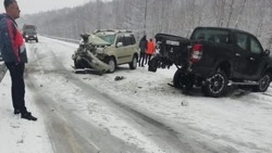 Ребенок пострадал в жестком ДТП с двумя машинами в Смирныховском районе Сахалина