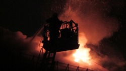  Пожарные потушили вспыхнувший балкон жилого дома в Березняках