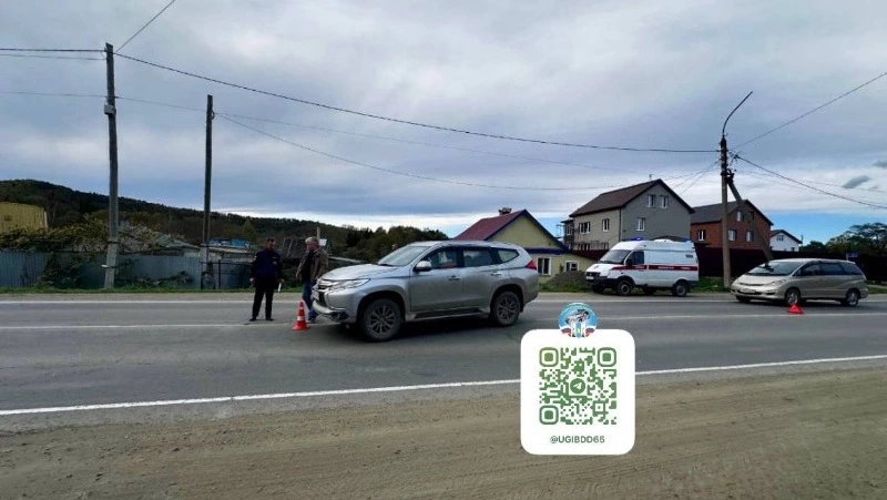 Водитель Mitsubishi сбил женщину на трассе Южно-Сахалинск — Холмск
