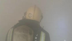Дачный дом потушили пожарные утром 10 мая в Чехове