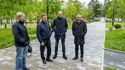 Мэр Южно-Сахалинска заставил подрядчика переделать озеленение в сквере у площади Славы